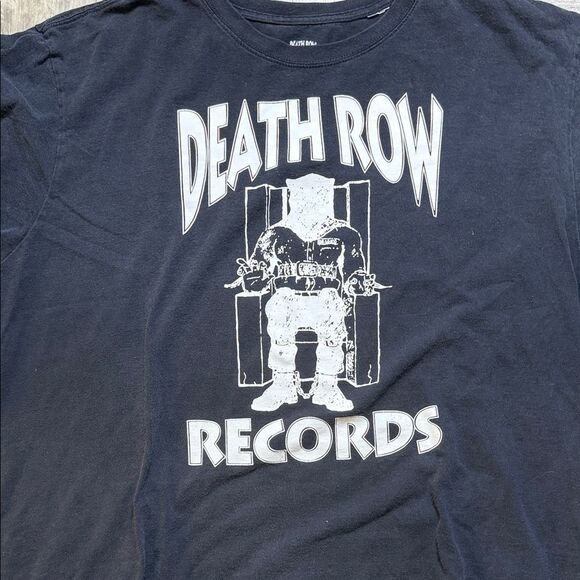 Ripple Junction Men's XXXL Black Death Row Records Graphic Tee - Picture 3 of 11
